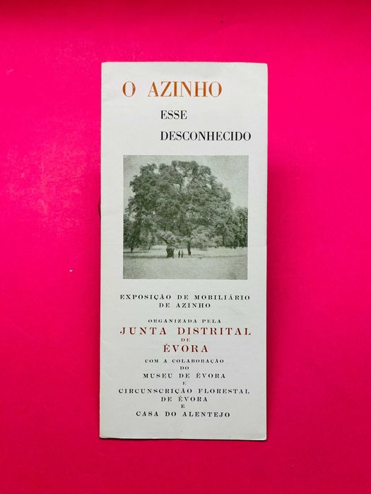 Folheto O Azinho, Exposição de Mobiliário de Azinho