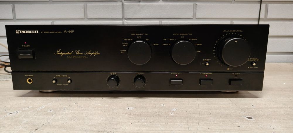 Wzmacniacz PIONEER A-449 Integrated stereo. Japan