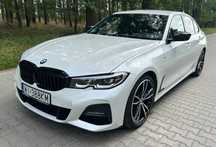 BMW Seria 3 Bmw G20 , M-pakiet , Shadow Line , biała perła , ASO , Salon Polska.