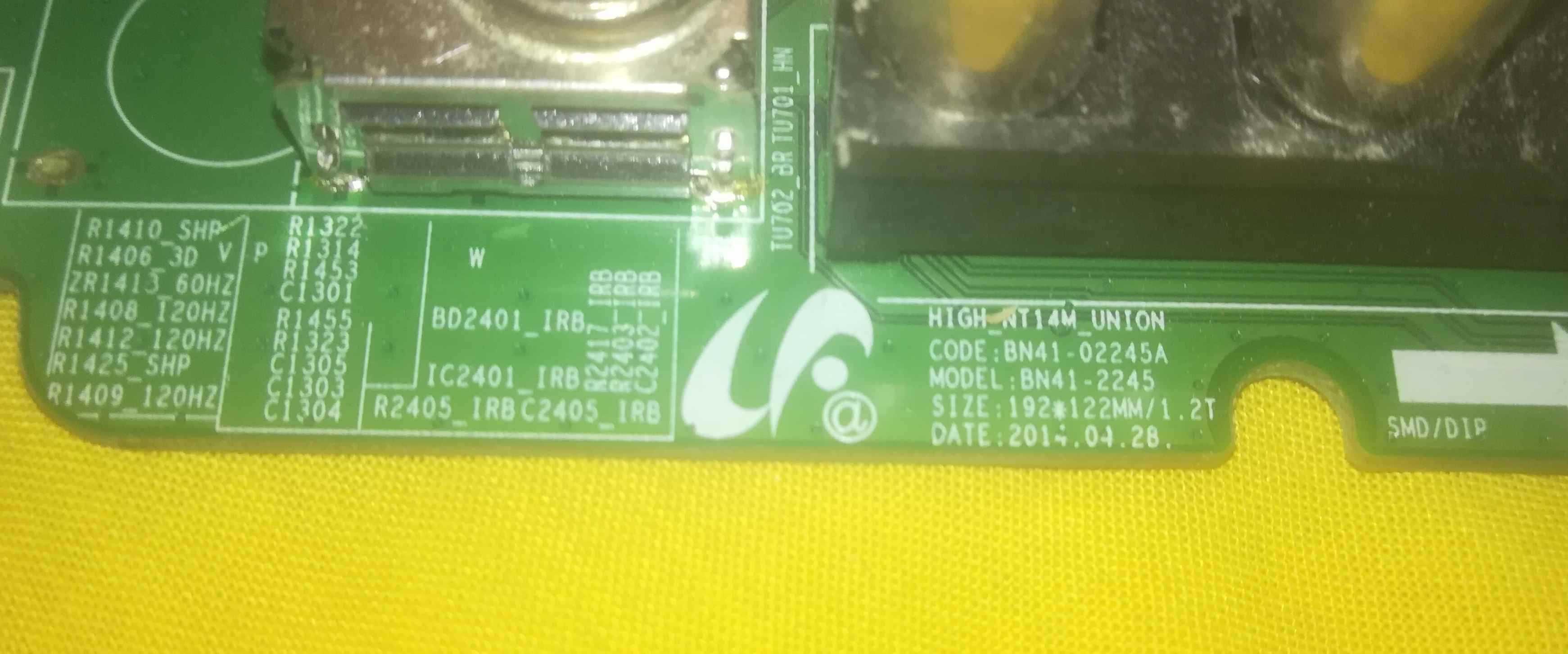 Main плата BN41-02245A от ТВ Samsung UN40H5201