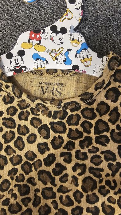 Sukienka niemowlęca panterka r. 74