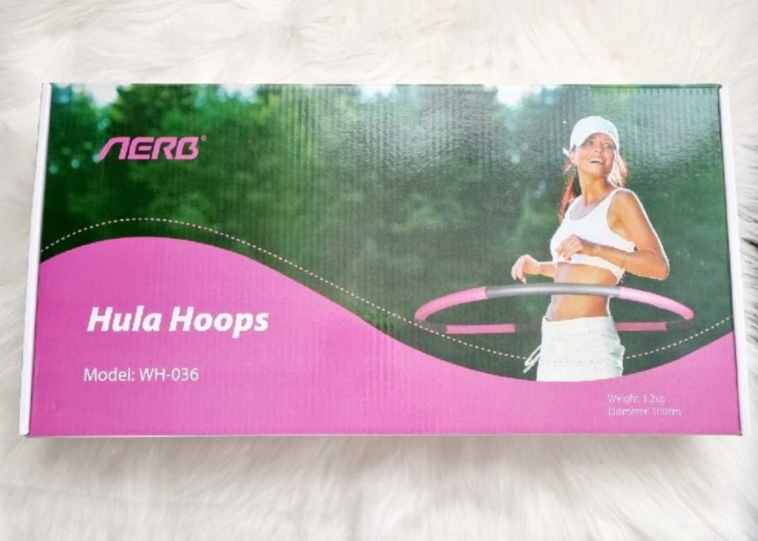 Składane HULA HOP Z Masażerem Aerb 8 ELEMENTÓW