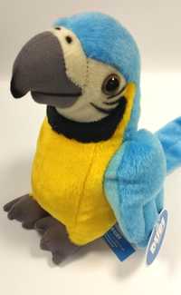 Papuga ara pluszowa 23cm maskotka niebieska