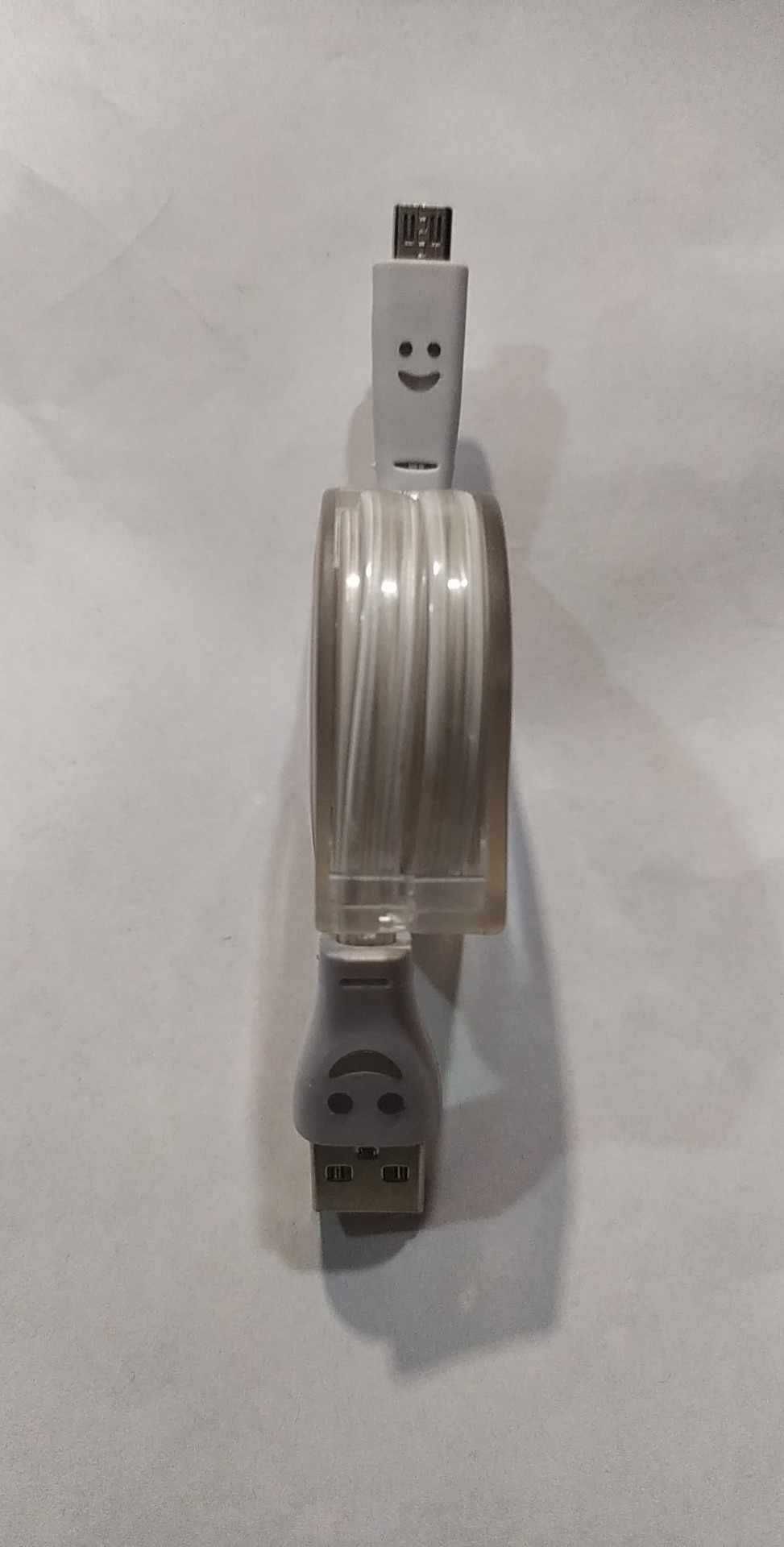 Kabel USB - Micro USB Regulowany WU-05 BIAŁY