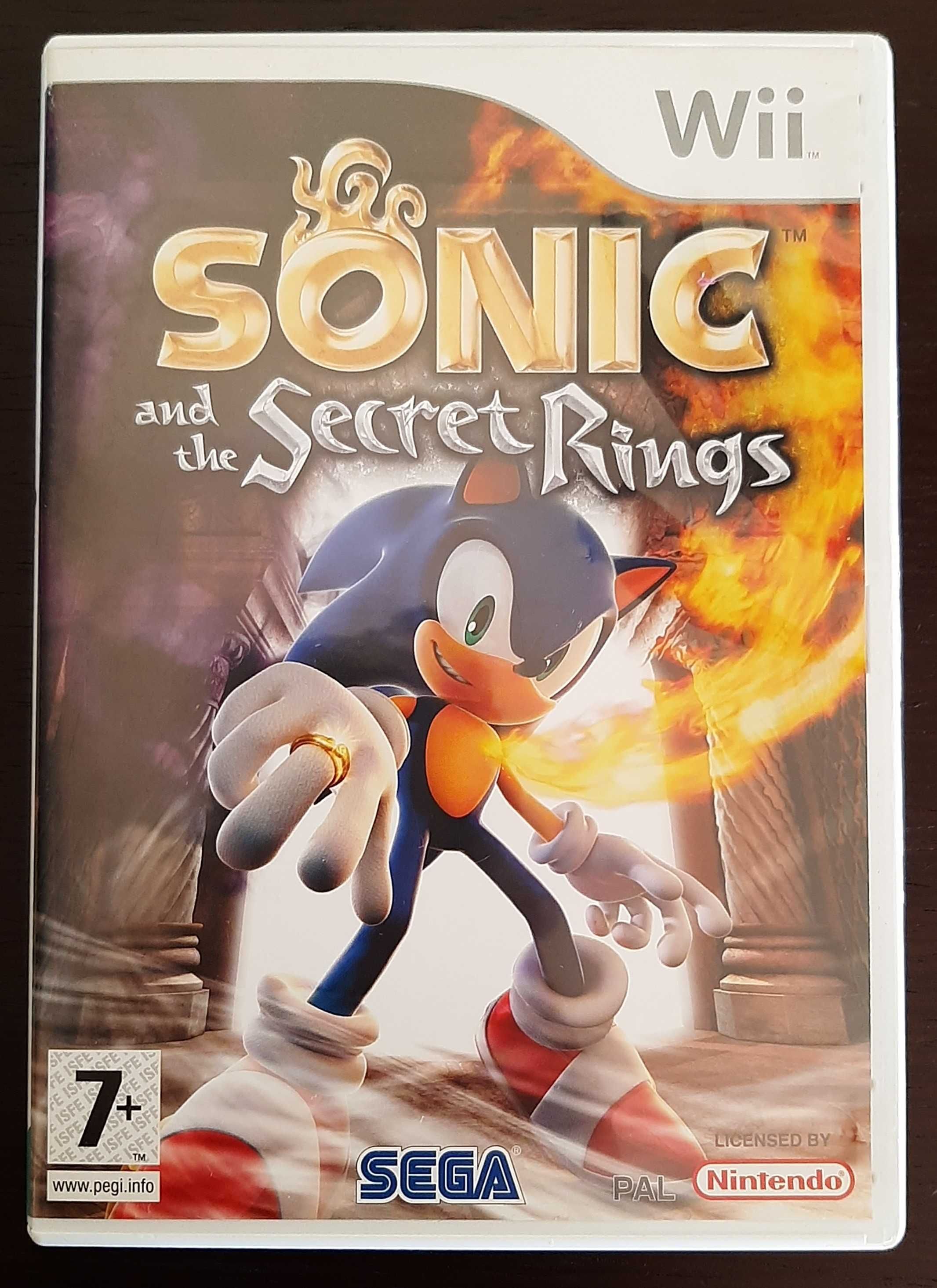 Wii JOGO - Sonic and the Secret Rings