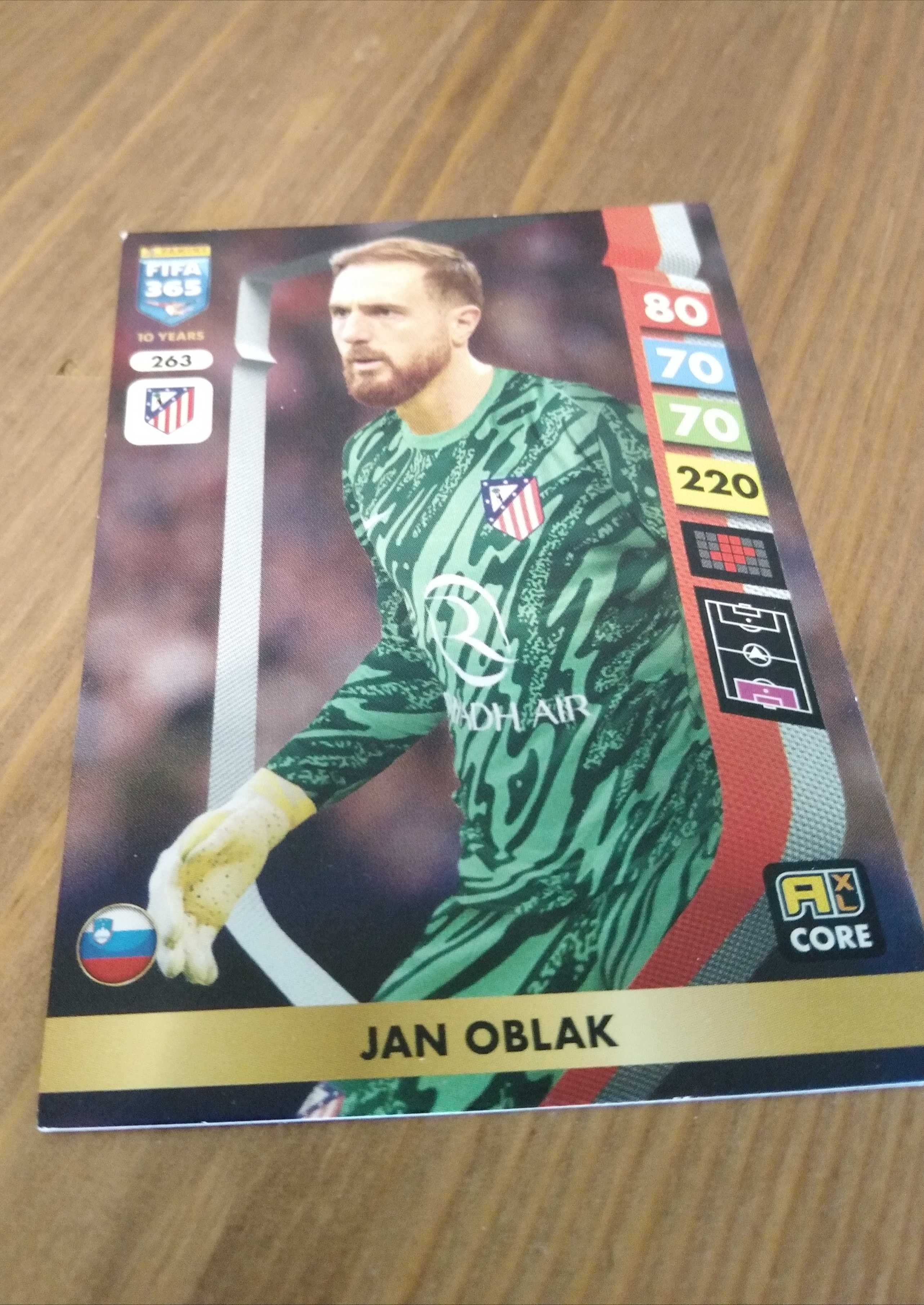 Karta piłkarska Jan Oblak