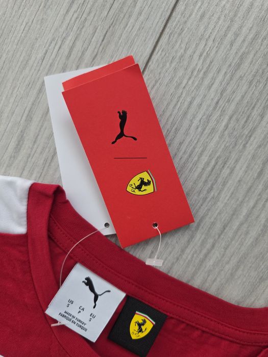 Scuderia Ferrari 2025, damska koszulka F1, Formuła 1, Leclerc, S