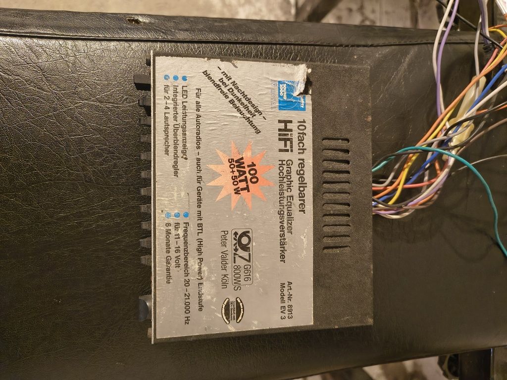 Wzmacniacz korektor 100wat