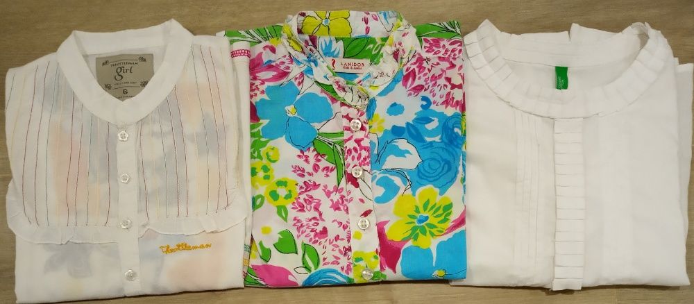 Blusas Lanidor, Throtleman e Benetton 6 anos