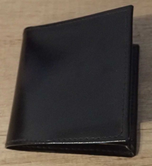 Portfel czarny - ekoskóra