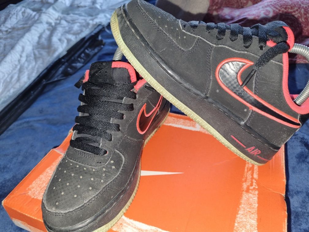 Nike Air rosa e preto