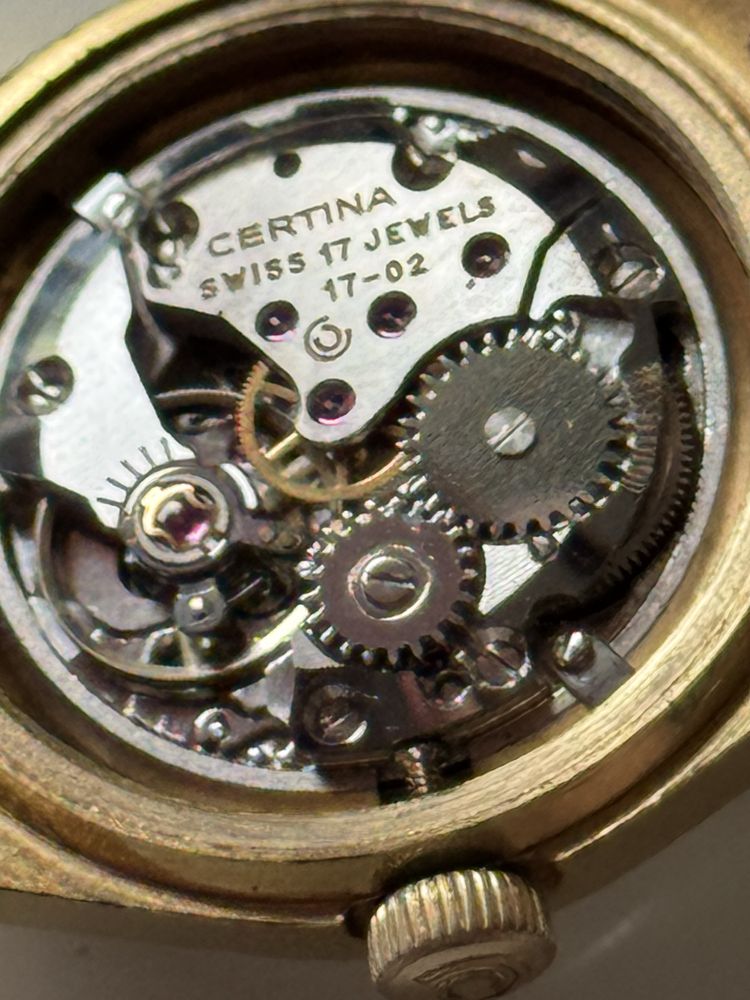 Zegarek Certina Club 2000, 17 jewels, Swiss made, wymiary 22/30mm