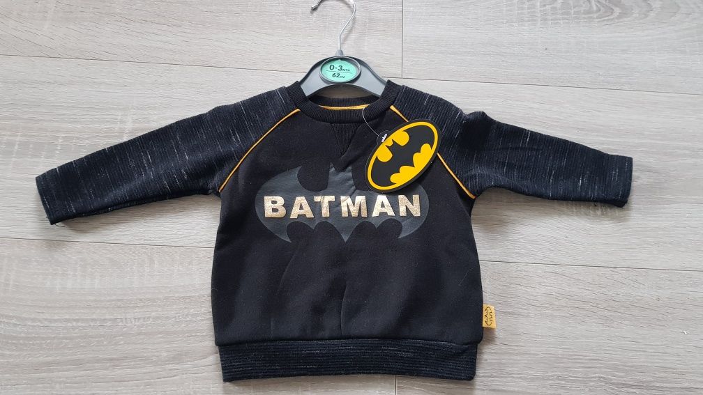 Dres niemowlęcy Batman Primark 62 czarny