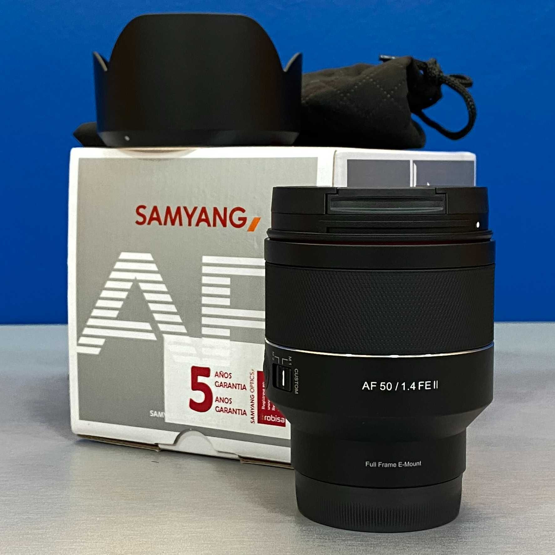 Samyang AF 50mm f/1.4 FE II (Sony FE) - NOVA - 5 ANOS DE GARANTIA