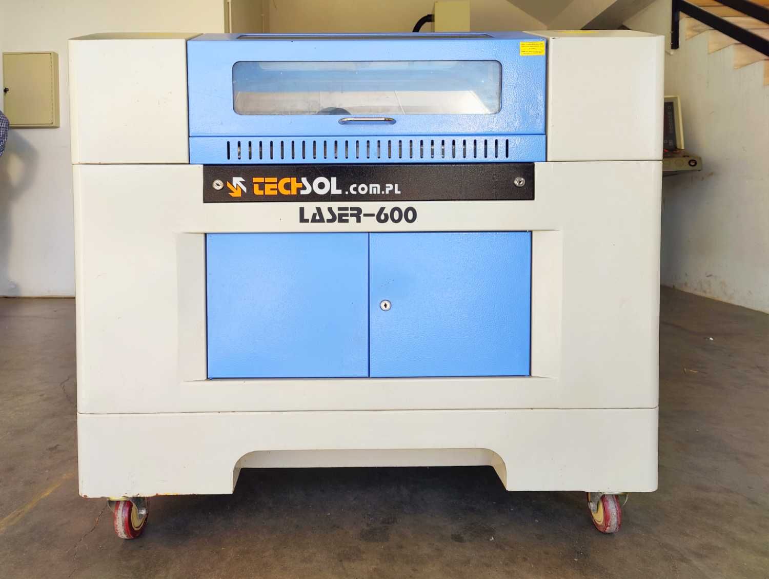 Ploter laserowy TechSol LASER-600 stan bardzo dobry Ruida pełen serwis