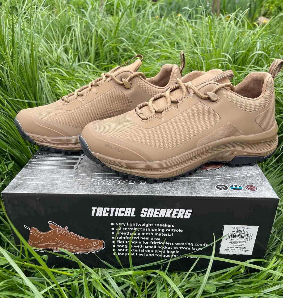 Кросівки тактичні Mil-Tec Tactical Sneakers Німеччина Coyote 12889019