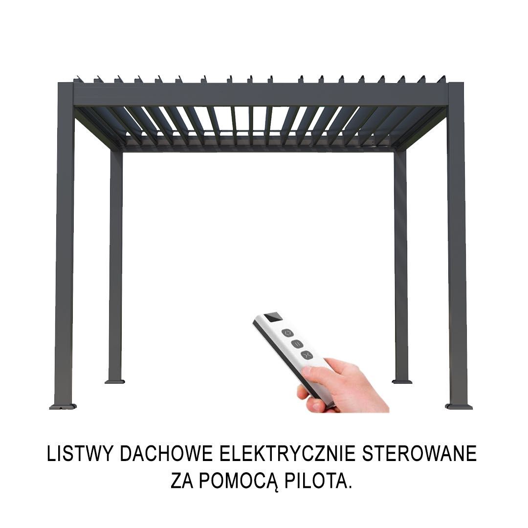 Pergola Elektryczna 3x3 Bioklimatyczna LED AUTOMAT