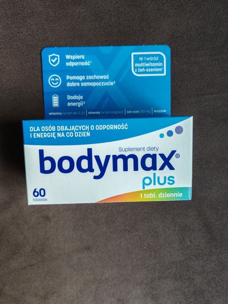 Bodymax Plus 60 tabl.- 4 opakowania. 240 tabletek .
Łącznie 240 tablet