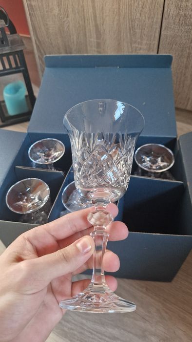 Kryształowe kieliszki do wina Huta Julia Ananas 220ml 6 szt