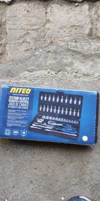 Niteo Tools zestaw kluczy nasadowych z grzechotką śrubokręt wkrętaki