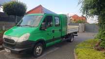 Iveco Daily 35C15, DoKa, skrzynia narzędziowa, oryginalna wywrotka alu