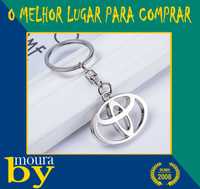 Porta Chaves Toyota metálico e cabedal personalizados