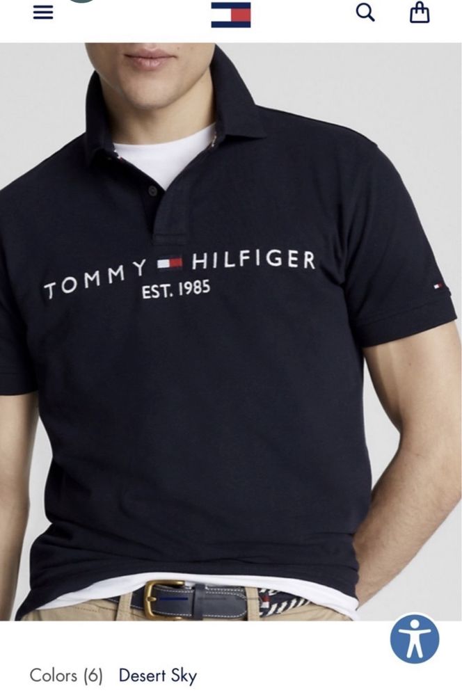 Поло Tommy Hilfiger - Оригинал - р.М - Модель - Лето 2024!