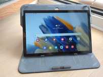 Samsung Galaxy Tab A8 10.5 (2021) 4/64 szary, stan bdb, etui, W-wa