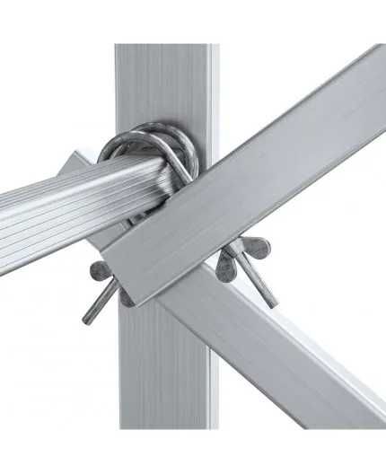 Rusztowanie przejezdne ALUMINIOWE DRABINOWE 4,8m 200kg darmowa dostawa