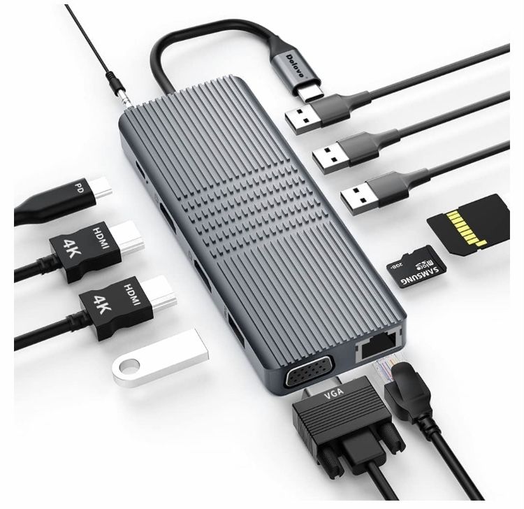 USB-C / Thunderbolt 3 Хаб-перехідник для MacBook