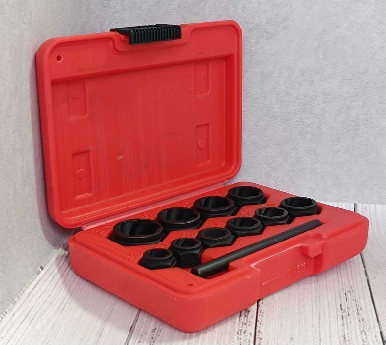 Набор экстракторов для поврежденных болтов и гаек INTERTOOL SD-8007