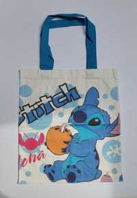 Torba na zakupy, shopperka z grafiką: Stitch (Lilo & Stitch)