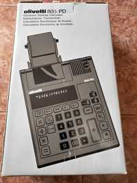 calculadora com rolo impressor Olivetti 800 PD