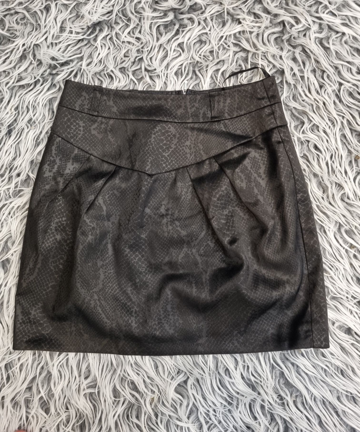Spódnica 36 S spódniczka czarna elegancka mini