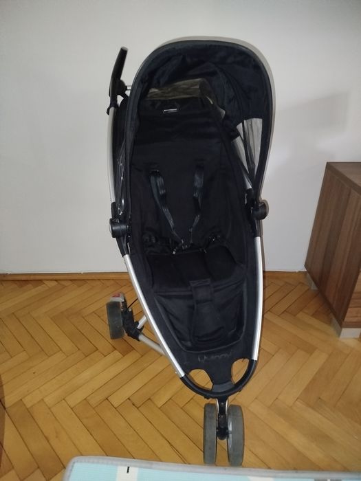 Wózek Spacerówka Trójkolowa Dziecięcy Quinny Zapp Czarny