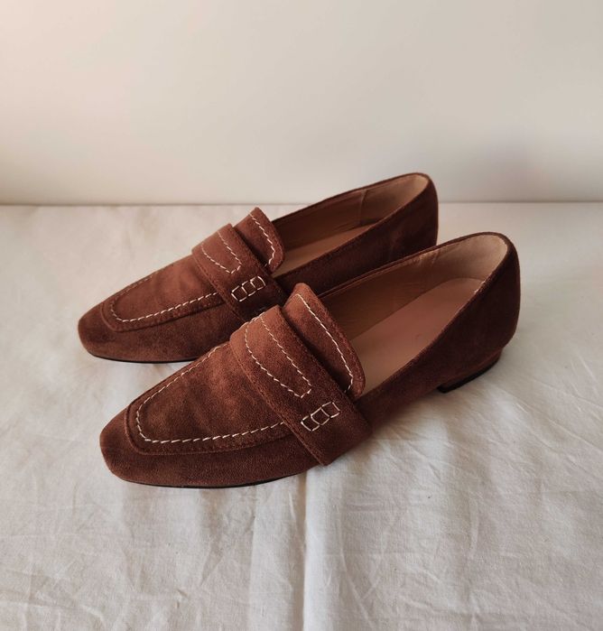 Sapatos Loafer, Castanhos, Modalfa, Tamanho 35