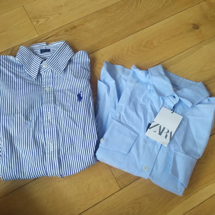 Koszule dziecięce Polo Ralph Lauren i Zara r.130