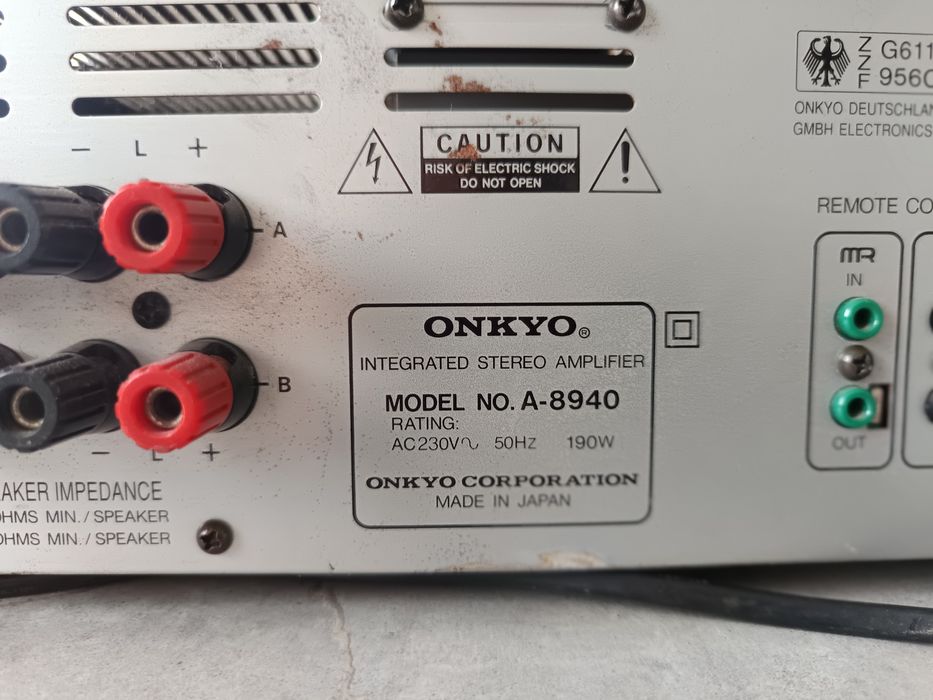 Onkyo A-8940 – klasyczny wzmacniacz stereo, sprawny, made in Japan