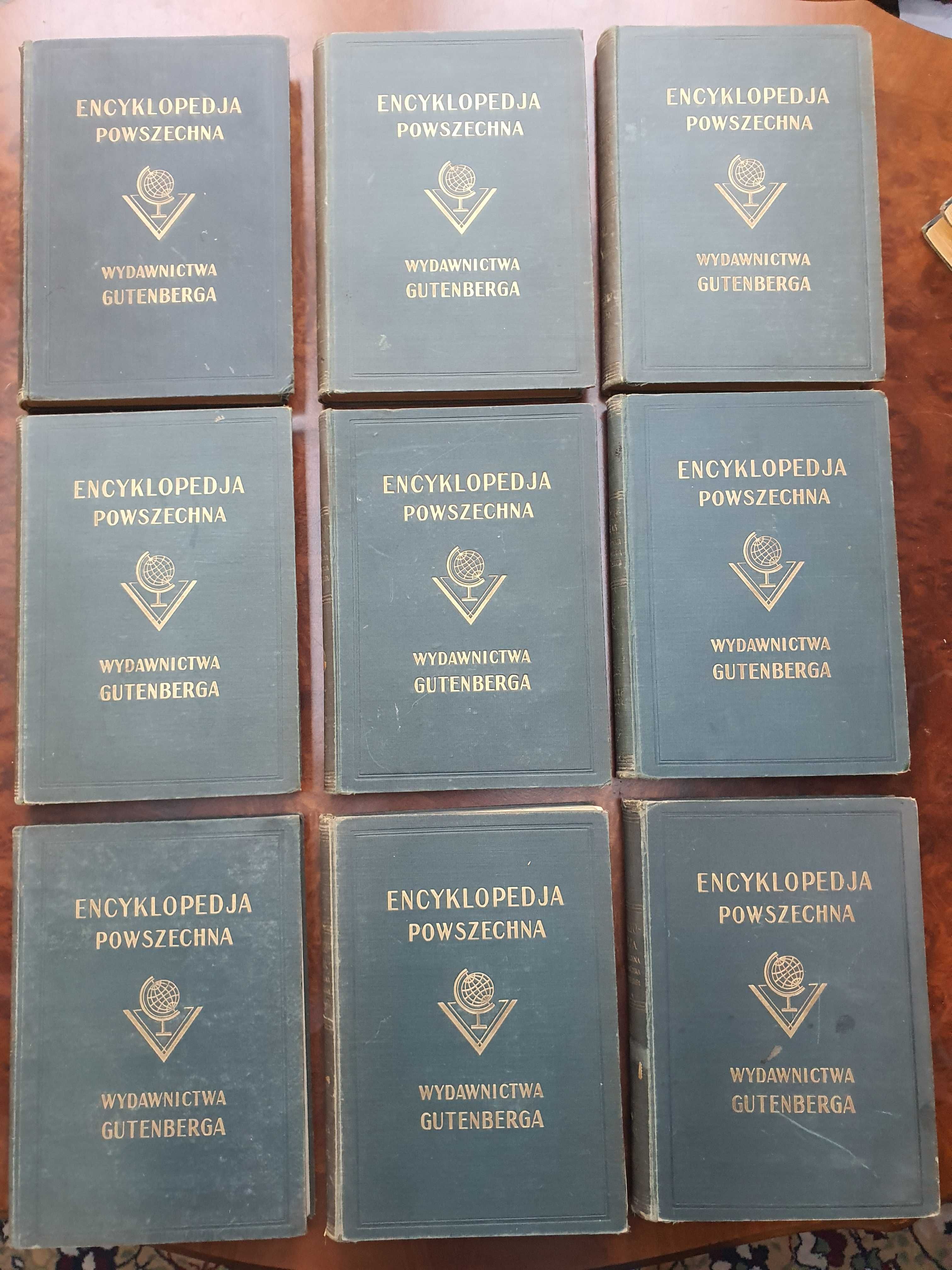 Encyklopedia Gutenberga oryginał z lat 30` 18szt