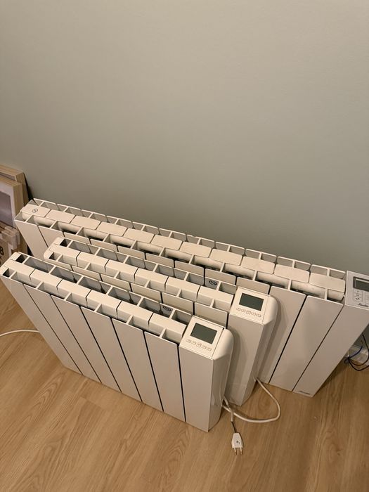 Conjunto de 3 radiadores eletricos