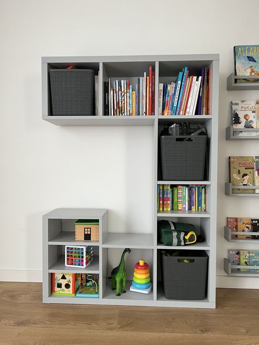 Mebel szafka regał w kształcie litery „J”