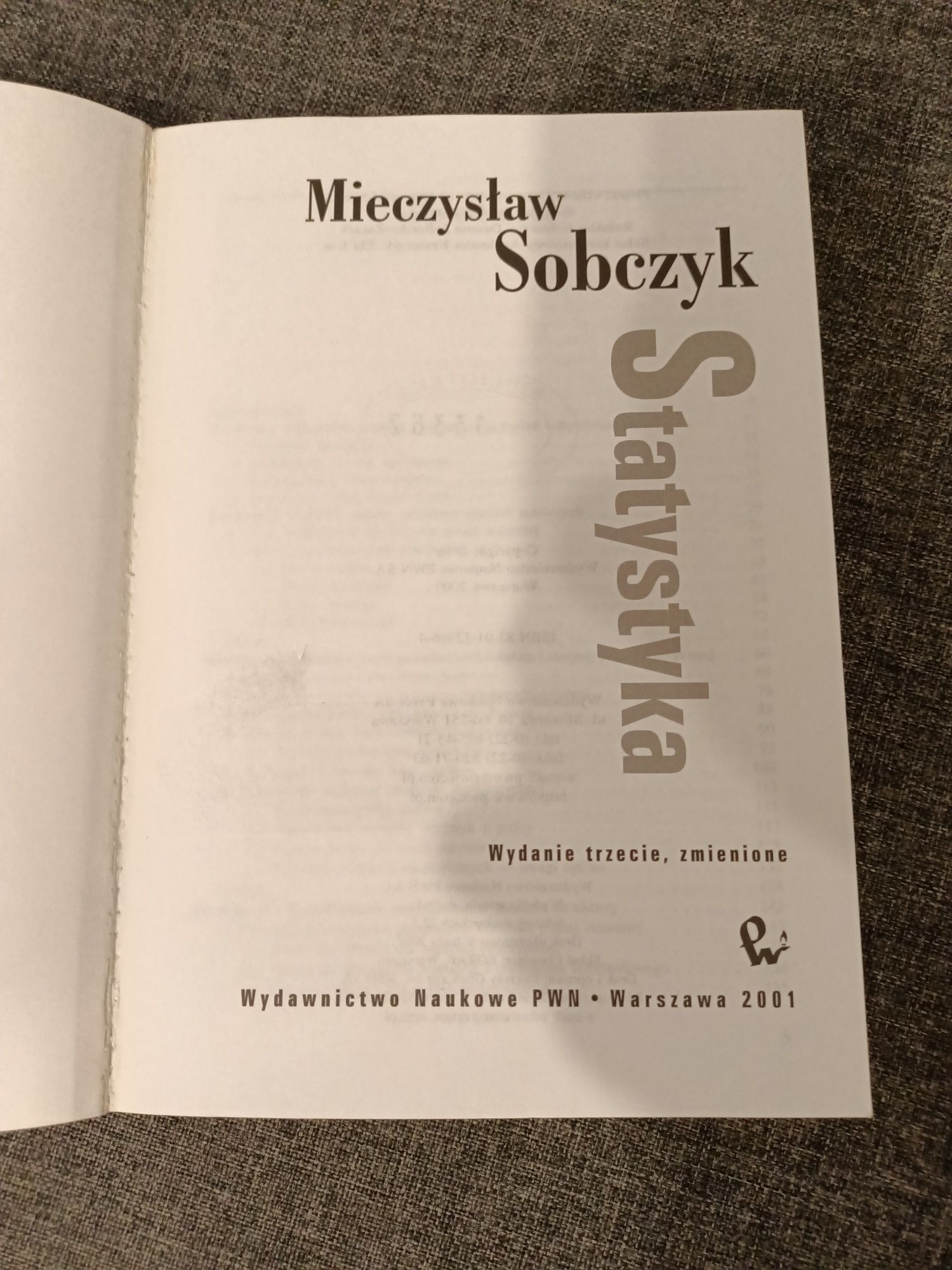 Statystyka - Mieczysław Sobczyk