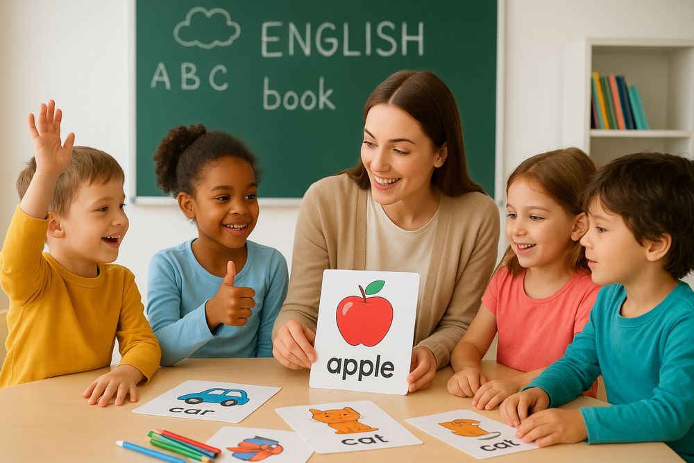 Англійська онлайн та офлайн для діток