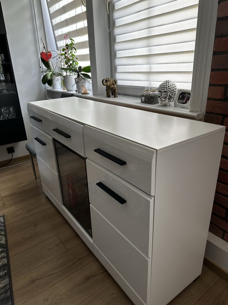 Komoda biała połysk