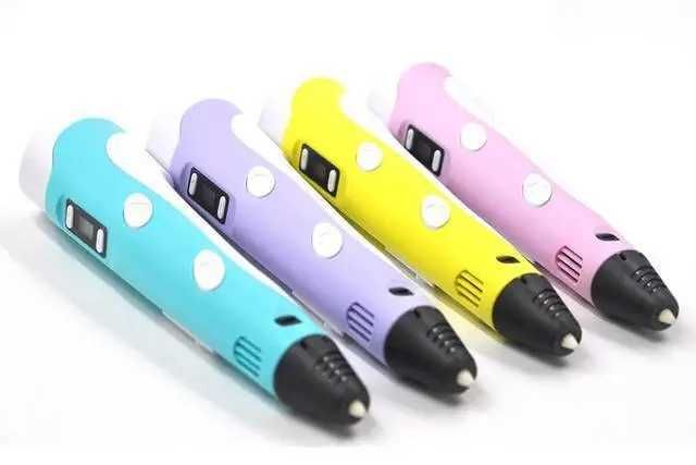 3Д ручка з LCD-дисплеєм Smart 3D pen 3 пластик трафарети
