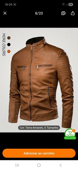 Vendo estas casacas para homem novas