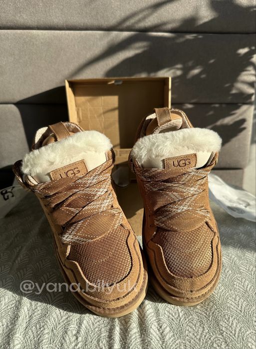 UGG Lowmel Sneaker Chestnut кросівки | 38 розмір | матеріал овчина
