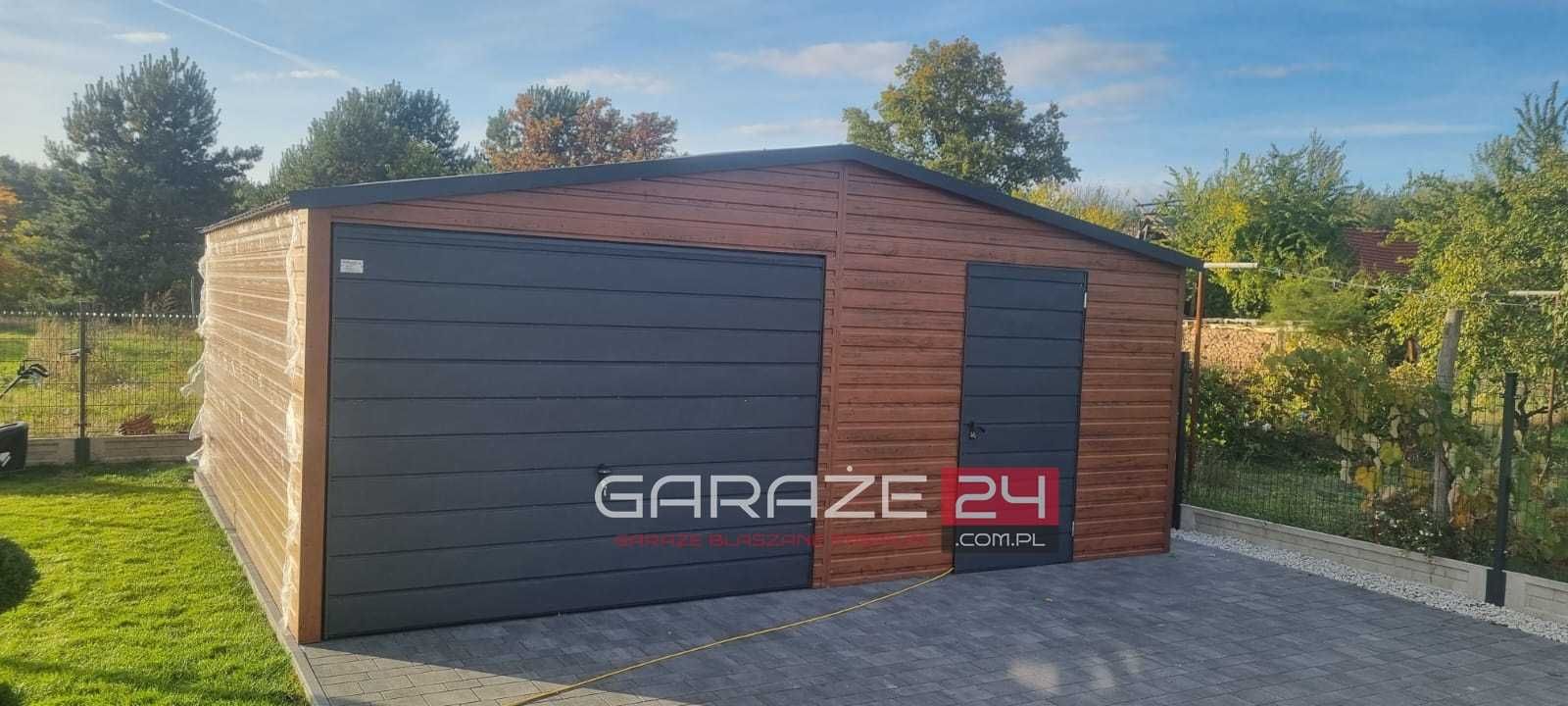 Garaż blaszany 6x5m*PRODUCENT*wybierz jakość*wzmocniony profilem*