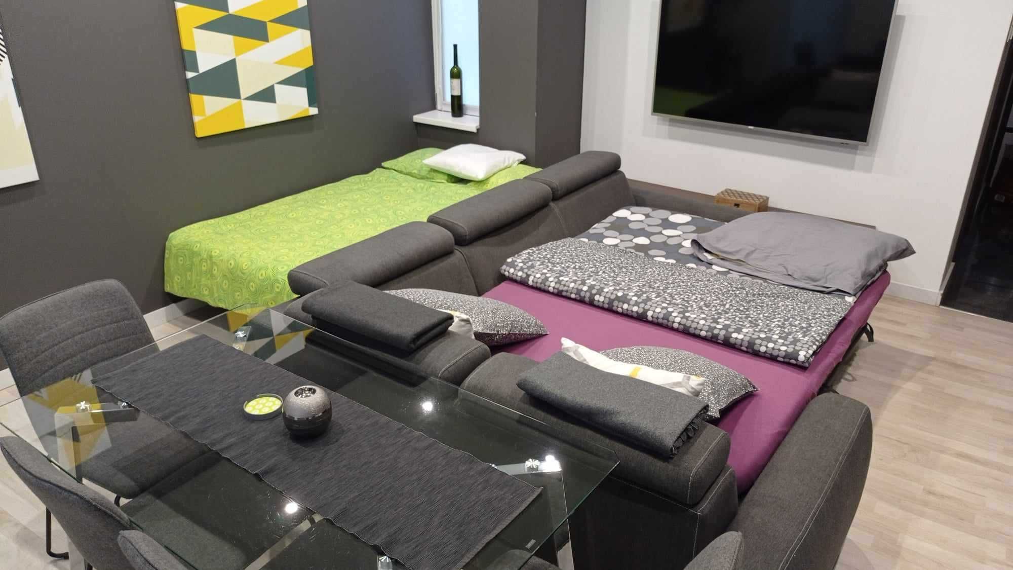 Apartament z 3 łóżkami od 75pln /osoba/doba minimum 3osoby na 3 doby