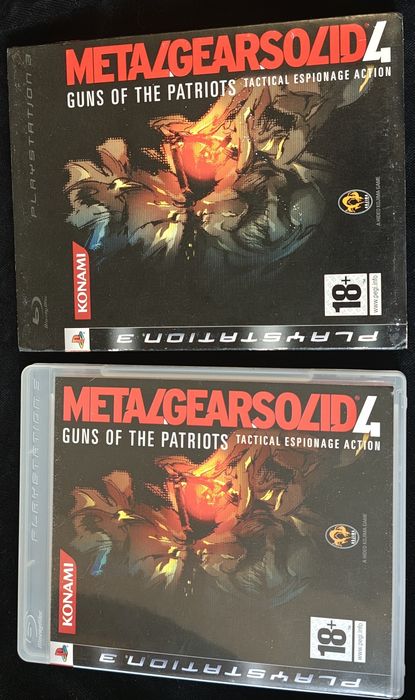 Metal Gear Solid 4 Guns Of The Patriots 3xA Premierowe na PS3 BDB stan